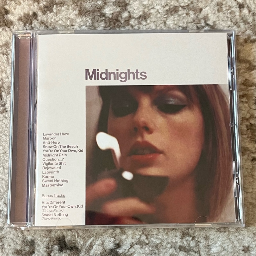 Taylor Swift Midnights 3 Bonus Track Deluxe Target Lavender Edition CD